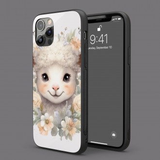 Kryt na mobil Mláďa ovečky v kvetoch