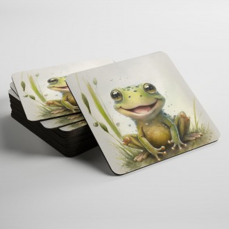 Podtácky Akvarelová žaba