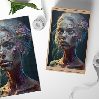 Drevené puzzle Živá mŕtva