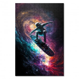 Drevené puzzle Hviezdny surfer