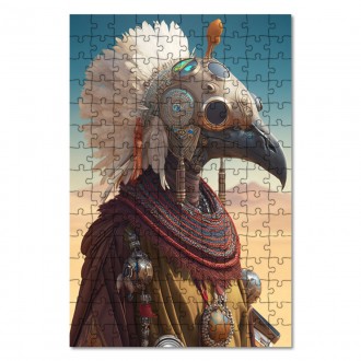 Drevené puzzle Mimozemská rasa - Vták