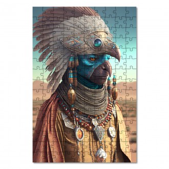 Drevené puzzle Mimozemský šaman