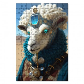 Drevené puzzle Mimozemská rasa - Ovce