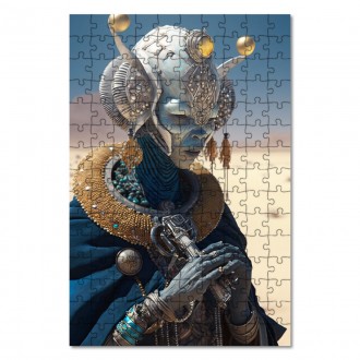 Drevené puzzle Mimozemská kňažka 9