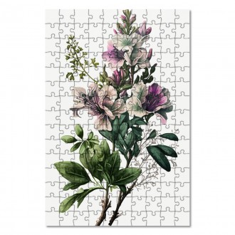 Drevené puzzle Kvetinový herbár