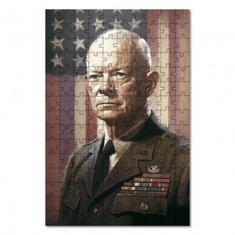 Drevené puzzle Prezident USA Dwight D. Eisenhower