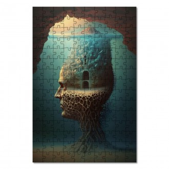 Drevené puzzle Podvodný chrám