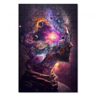 Drevené puzzle Vesmír v mysli
