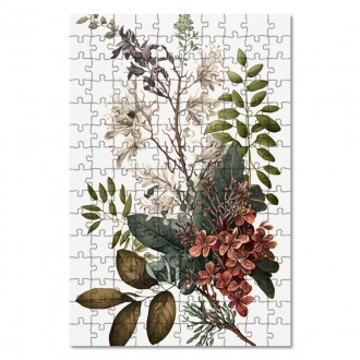 Drevené puzzle Kvetinový herbár 7