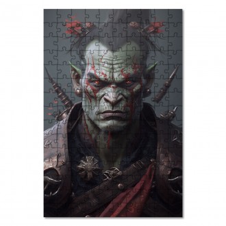 Drevené puzzle Ork