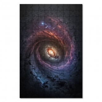 Drevené puzzle Galaxia