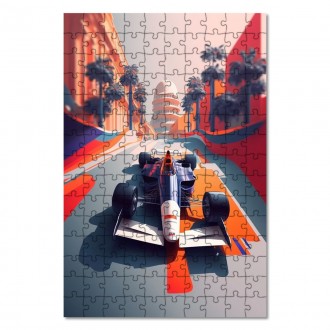 Drevené puzzle Formula 1