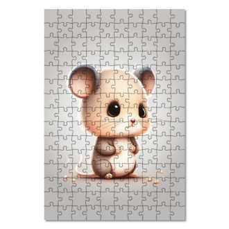 Drevené puzzle Malá myška