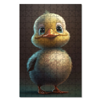 Drevené puzzle Roztomilá kačička