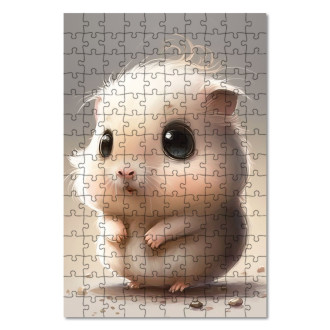 Drevené puzzle Malý škrečok