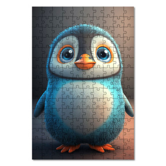 Drevené puzzle Roztomilý tučniak