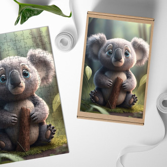 Drevené puzzle Roztomilá koala