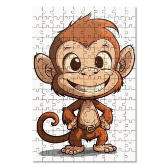 Drevené puzzle Malá opica