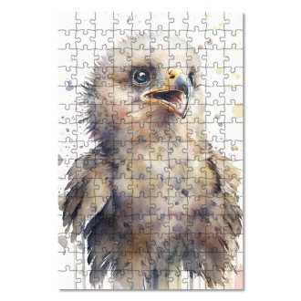 Drevené puzzle Akvarelový orol