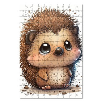 Drevené puzzle Malý ježko