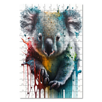 Drevené puzzle Graffiti koala