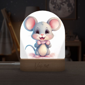 Detská lampička Kreslená Myška