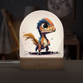 Detská lampička Kreslený Dinosaurus