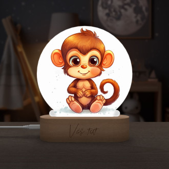 Detská lampička Kreslená opica