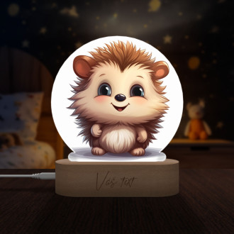 Detská lampička Kreslený Ježko