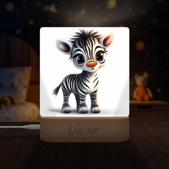 Detská lampička Kreslená Zebra