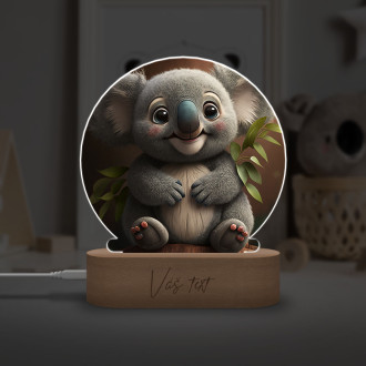 Detská lampička Roztomilá animovaná koala 2