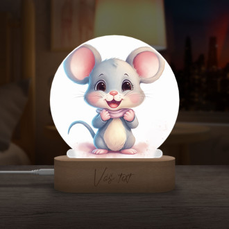 Detská lampička Kreslená Myška