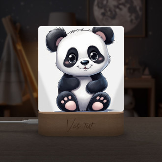 Detská lampička Kreslená Panda