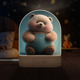 Detská lampička Roztomilý animovaný medvedík 1