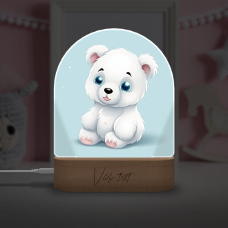 Detská lampička Kreslený Ľadový Medveď