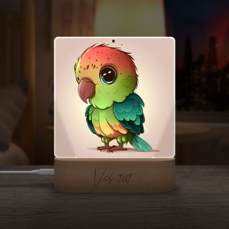 Detská lampička Kreslený papagáj