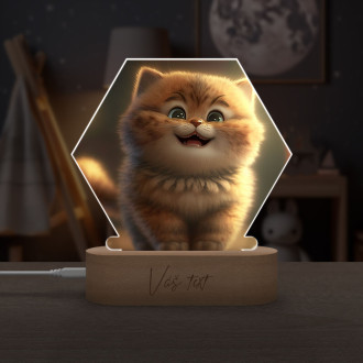 Detská lampička Roztomilá animovaná mačka 3