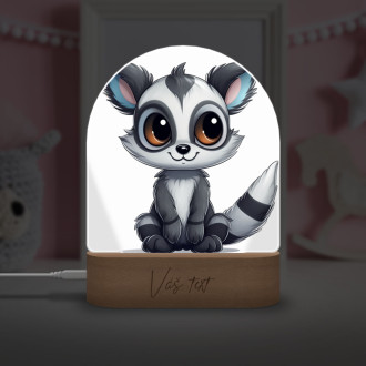 Detská lampička Kreslený Lemur