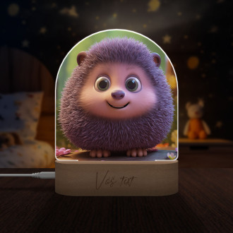 Detská lampička Roztomilý animovaný ježko 1