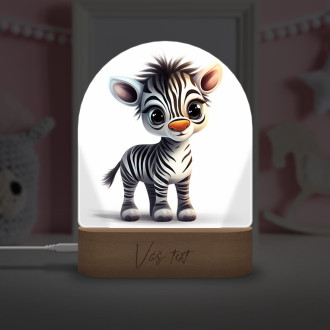 Detská lampička Kreslená Zebra