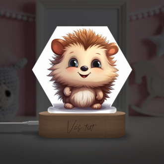 Detská lampička Kreslený Ježko