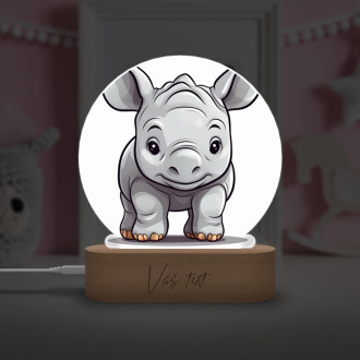 Detská lampička Kreslený Nosorožec