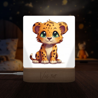 Detská lampička Kreslený Gepard