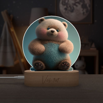 Detská lampička Roztomilý animovaný medvedík 1
