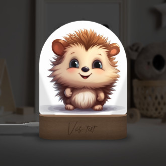 Detská lampička Kreslený Ježko