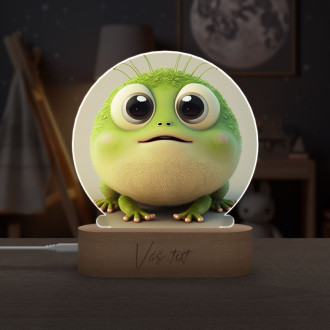 Detská lampička Roztomilá animovaná žabka