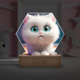 Detská lampička Roztomilá animovaná mačka 2