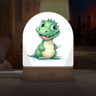 Detská lampička Kreslený Krokodíl
