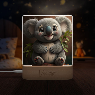 Detská lampička Roztomilá animovaná koala 2