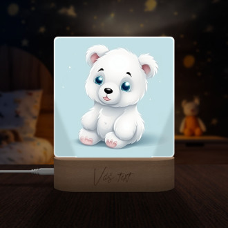 Detská lampička Kreslený Ľadový Medveď